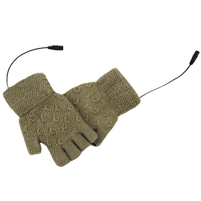 Far-Infrared Heated Knitted Wool Electric Heated Gloves For Winter Warmth And Comfort