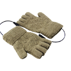 USB Electric Heated Gloves Winter Adjustable Temperature Lightweight Heating Mittens For Office