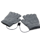 Women Men Electric Heating Gloves USB Thermal Grey Color For Sports Skiing