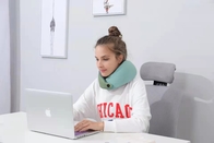 Relieves Cervical Spine Fatigue U Shape Neck Pillow Heated Memory Foam For Office