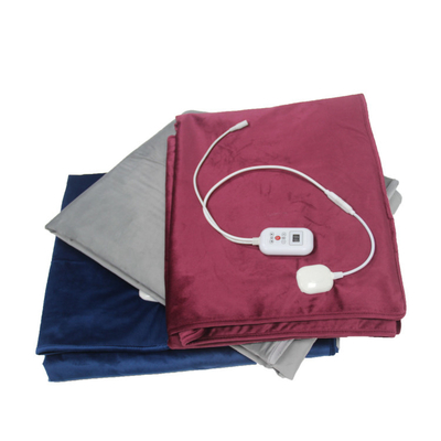 Soft Flannel Graphene Coating Electric Blanket with Temperature Control and Customizable Size and Color for Personalized