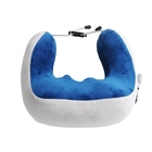 Premium U Shape Portable Trip Neck Pillow Multifunction Adjustable Memory Foam Massage Heat