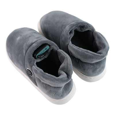 Grey usb electric foot warmer 110V adjustable temperature settings allowing customized warmth for maximum comfort during