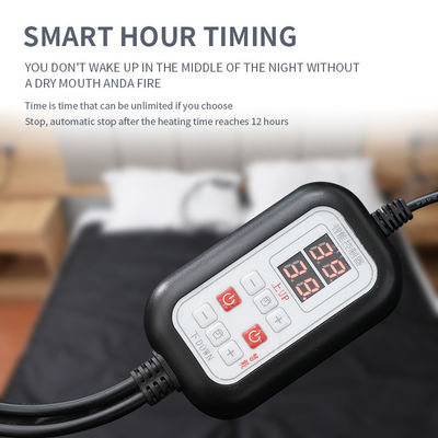 Customizable Washable Electric Heated Blanket Safe with Overheat Protection