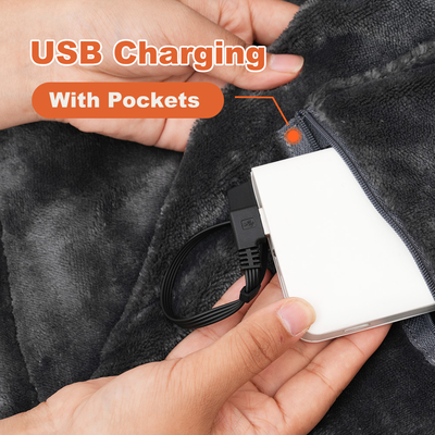 Multifunctional Electric Blanket Wearable Temperature Control Blanket For Winter