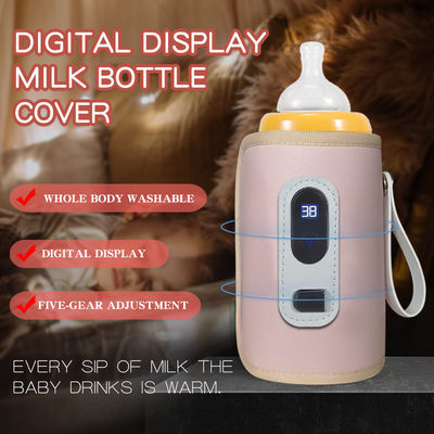5V Portable Bottle Warmer USB Charging Perfect for Baby Milk Heating During Travel Compact Lightweight and Easy to Carry