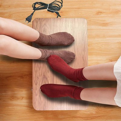 Add A Touch Of Sophistication To Your Space With Electric Foot Warmer Stool s Wooden Craftsmanship