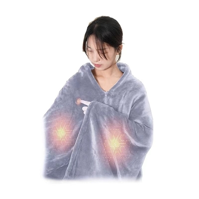 Portable Electric Heated Blanket Graphene Infrared Heat Blanket USB Charging Convenience