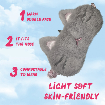 Comfort And Cute Usb Graphene Heat Eyes Mask Adjustable Temperature Electric Heated Steam Eye Mask For Home Office