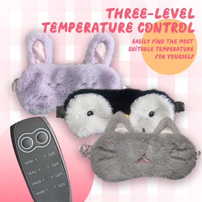 Comfort And Cute Usb Graphene Heat Eyes Mask Adjustable Temperature Electric Heated Steam Eye Mask For Home Office