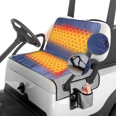 Golf Heating Pad Heated Golf Cart Seat Cover With PU Material Three Temperature Settings And 4 Hour Auto Shut Off Timer For Warmth