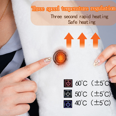Graphene Far Infrared Heating Shawl electric blanket for Precise 45-65C Temperature Adjustment