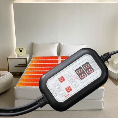 Customized Fitted Sheet Electric Heating Mattress Cover Dual Zones Control Graphene Technology And Antibacterial Fabric