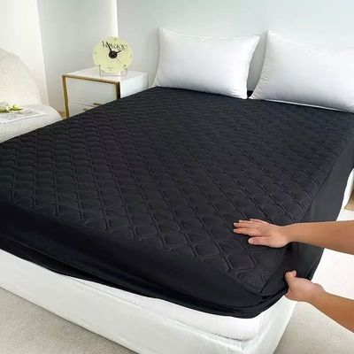 Customized Fitted Sheet Electric Heating Mattress Cover Dual Zones Control Graphene Technology And Antibacterial Fabric