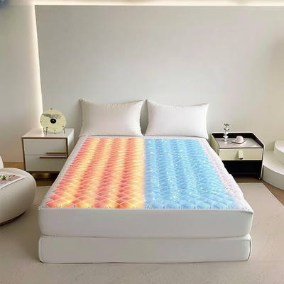 OEM Dual Zones Control Bed And Blanket Cooling System Warm And Safe Pod Bed Pad For Winter And Summer Mattress Topper