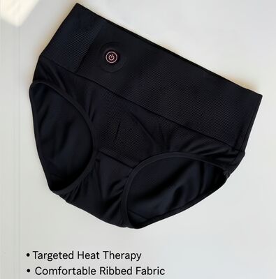 Customizable Graphene Electric Heated Panties Antibacterial For Women​ Warm Palace Heated Underwear
