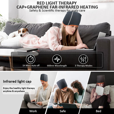 660nm Hair Growth Cap Led Red Light Therapy And 270 Led Red Light And Laser Therapy Cap