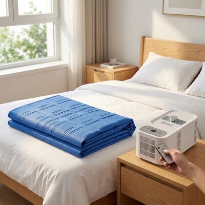 Smart Mattress Cover with Dual Heating and Cooling Mattress Pad, Featuring App-Controlled Water Circulation Cooling System