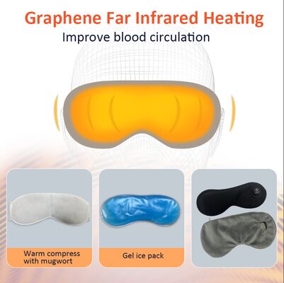 Cordless Eyes Masks for Dry Eyes Eye Relief, Improved Sleep, Washable Eye Heating Pad for Travel and with Replaceable Shell