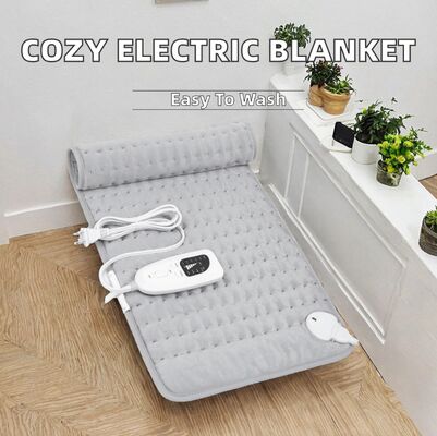 SHEERFOND Electric Blanket Winter Household Use Heating Wire Element High Quality Flannel 120V Washable Multiple Heat Levels