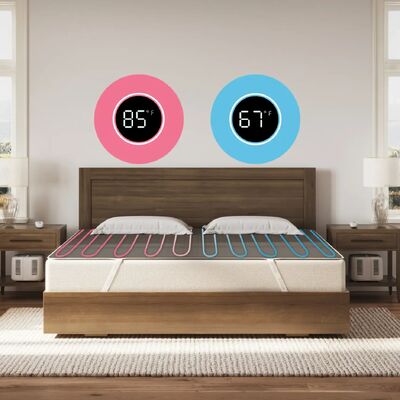 High-Density Cooling Water-cooled Mattress Custom Sizes Foldable Portable Design Supportive Massage Comfort Washable