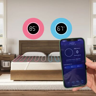 High-Density Cooling Water-cooled Mattress Custom Sizes Foldable Portable Design Supportive Massage Comfort Washable
