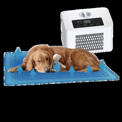 Electric Dog Bed with PTC Heating Cooling System Eco-friendly Overheat Protection All-season Household Cooling Mat for Cats Dogs