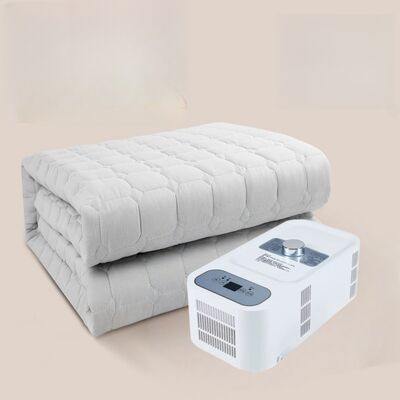 Luxury 600TC Bamboo Cotton Dual Zone Temperature Control Smart Bed Mat with Quiet Cooling and Gentle Warming System