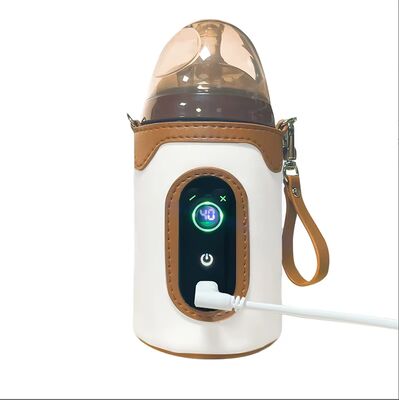 Sheerfond USB Portable Milk Warmer 5V2A Low-Pressure Safe Baby Bottle Warmers with Poly/Cotton/EVA Material for Infants