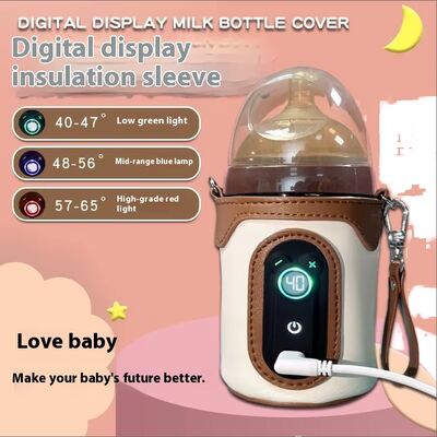 Sheerfond Best Baby Bottle Warmer with Digital Display Cashmere Material XF-016 Model 1 Year Warranty