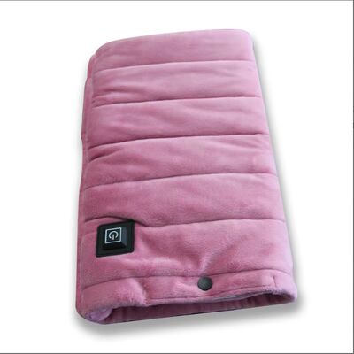 Portable USB Electric Heated Hand Warmer 3 Adjustable Temperature Max 50°C Soft Flannel Rechargeable Hand Heating Bag Winter Outdoor Warm Gift