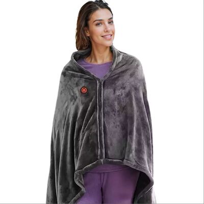 Multifunctional Winter Wearable Electric Blanket  Graphene Infrared Heat Blanket with Digital Display