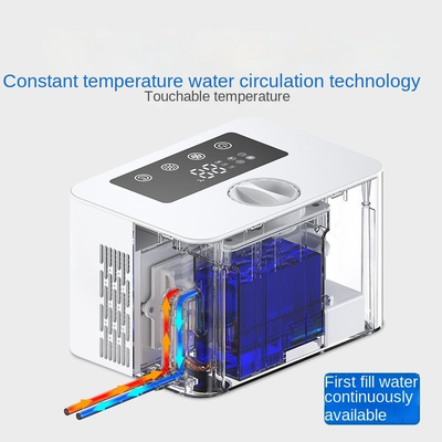 Smart pet bed cooling pad using physical water cooling technology maintaining stable long lasting cool surface for pets