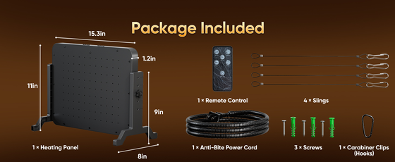 Chicken coop heater suitable for farms backyard coops and breeding spaces providing warmth during cold weather conditions