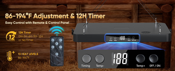 Chicken coop heater suitable for farms backyard coops and breeding spaces providing warmth during cold weather conditions