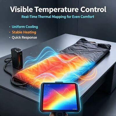 Refrigerated sleeping bag featuring washable design and energy 400W power consumption for temperature control in various environments
