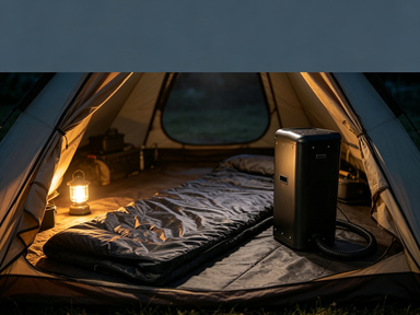 Refrigerated sleeping bag cooling and heating sleeping bag with energy semiconductor compressor technology for year round