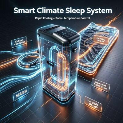 Refrigerated sleeping bag featuring washable design and energy 400W power consumption for temperature control in various environments