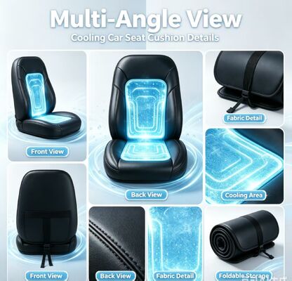 Car water-cooled hot seat cushion made from TPU and PU leather materials offering durability and resistance to spills