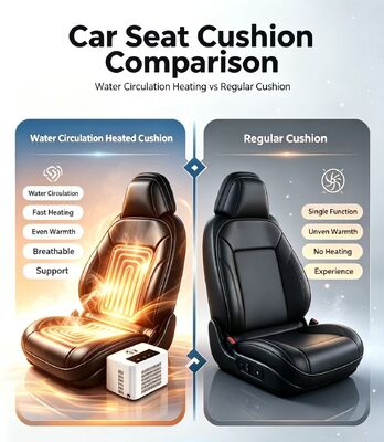 Car water-cooled hot seat cushion suitable for daily commuting long-distance driving and road trips providing temperature management