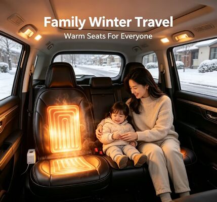 Car water-cooled hot seat cushion slim lightweight ergonomic design that maintains driver posture without interference