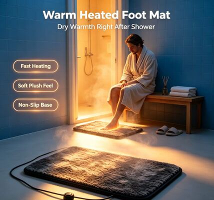 Drying Foot Mat Equipped with Stable DC Input Power Supply and Consumption Ideal for Continuous in Multiple Daily Scenarios