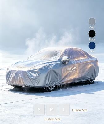 Car heating hood designed to fit closely to vehicle engine compartments ensuring uniform heat distribution and protection
