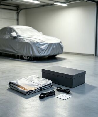 Flexible car heating hood with customizable options and OEM services providing consistent heating and engine protection in winter