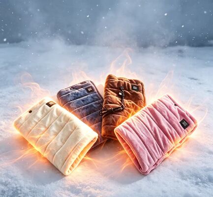 Soft fabric Hand Warmer delivering steady warmth powered by USB low voltage charging perfect for cold weather commuting office and outdoor