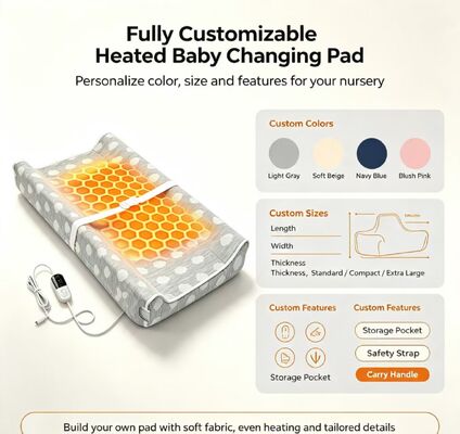 baby heating pad electric warming pad soft and cozy fabric ideal for soothing baby discomfort and providing gentle heat