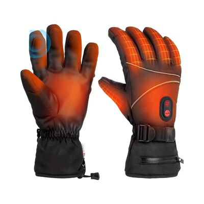 Electric Heated Gloves, Graphene Sheet Battery Powered 5V Heating Gloves, 40-65℃ Adjustable Windproof Waterproof Thermal Warm Gloves for Skiing Cycling Camping Working