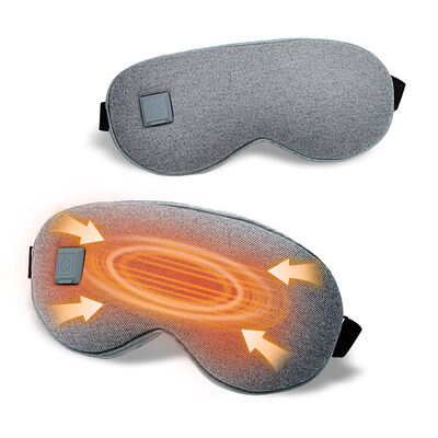Adjustable Temperature Heated Eye Mask | Super Soft PU Portable Fast Heating Eye Mask 1000mAh Battery for Eye Fatigue Relief