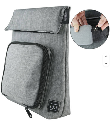 Multi‑Meal Compatible Electric Lunch Heater Bag, USB Waterproof Food Warmer Holds Different Food Types, 3‑Level 50‑59℃ Temp Control, Washable Removable Charging Leak‑Proof for Outdoor Trips