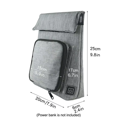 On‑The‑Go Food Heating Solution｜USB Waterproof Heated Lunch Warmer, Removable For Charging & Fully Washable, Leak‑Proof 3‑Level 50‑59℃ Heat for Travel, School & Outdoor Picnic